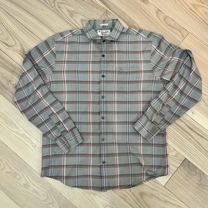 Penguin by Munsingwear Classic Fit Plaid Long Sleeve Shirt Men’s Size Large